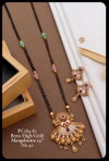 Pc 2 Designer Brass High Gold Mangalsutra Suppliers In India
